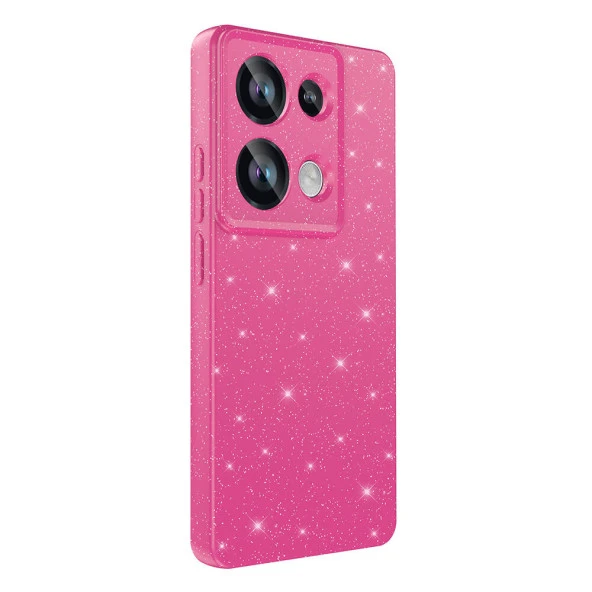 Xiaomi Redmi Note 13 Pro 4G Kılıf Kamera Korumalı Simli Lüks  Koton Kapak - Resim 9