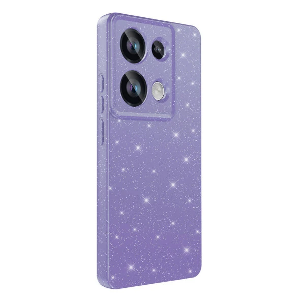 Xiaomi Redmi Note 13 Pro 4G Kılıf Kamera Korumalı Simli Lüks  Koton Kapak - Resim 12