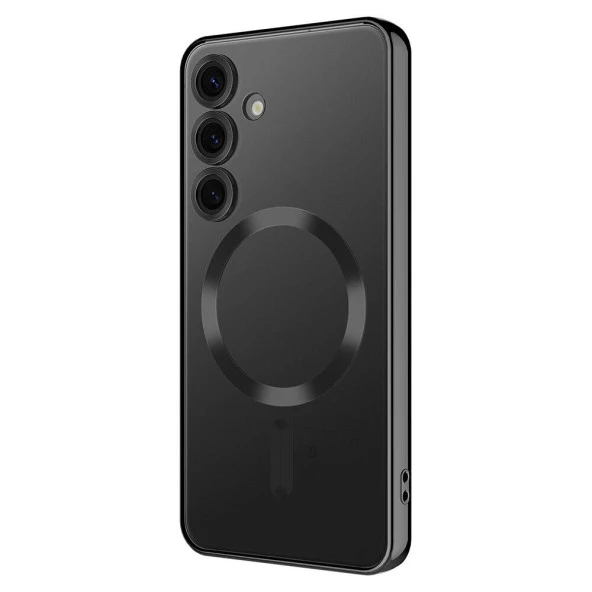 Galaxy S24 Kılıf Kamera Korumalı Magsafe Wireless Şarj Özellikli  Demre Kapak - Resim 4