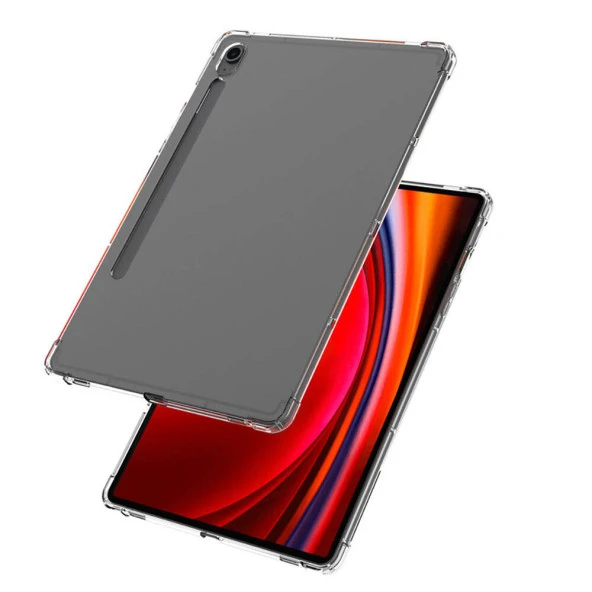 Galaxy Tab S9 FE Kılıf  Tablet Nitro Anti Shock Silikon Kapak - Resim 3