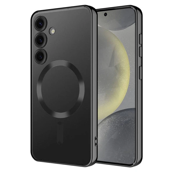 Galaxy S24 Kılıf Kamera Korumalı Magsafe Wireless Şarj Özellikli  Demre Kapak - Resim 12