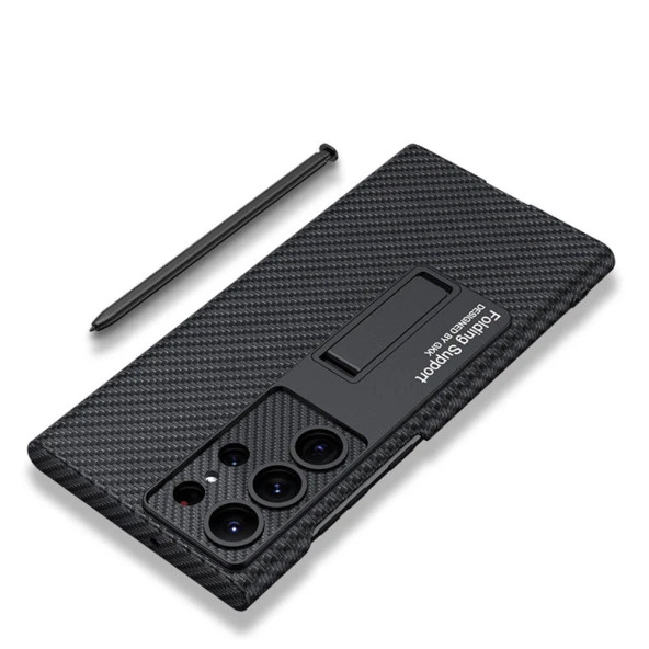 Galaxy S24 Ultra Kılıf  Kıpta Standlı Kapak - Resim 11