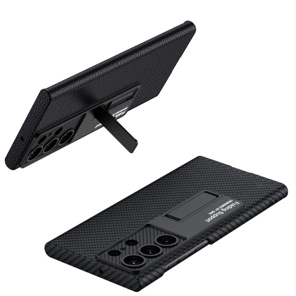 Galaxy S24 Ultra Kılıf  Kıpta Standlı Kapak - Resim 12