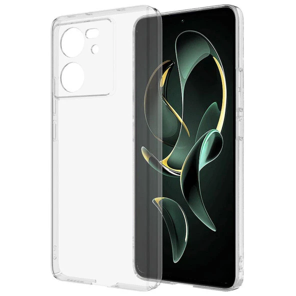 Xiaomi Mi 13T Pro Kılıf Nano Oleofobik Özellikli Sert Arka Yüzey  Droga Kapak - Resim 2