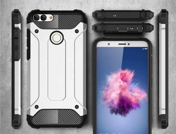 Huawei P Smart Kılıf  Crash Silikon Kapak - Resim 7