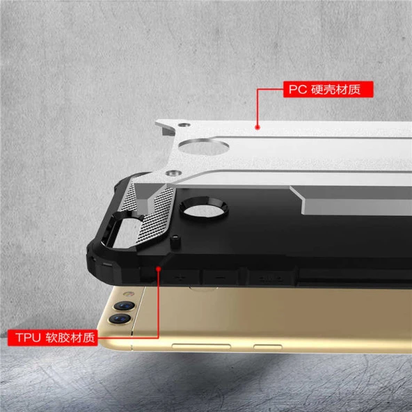 Huawei P Smart Kılıf  Crash Silikon Kapak - Resim 8