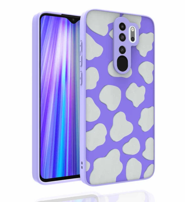 Xiaomi Redmi Note 8 Pro Kılıf Desenli Kamera Korumalı Parlak  Nora Kapak