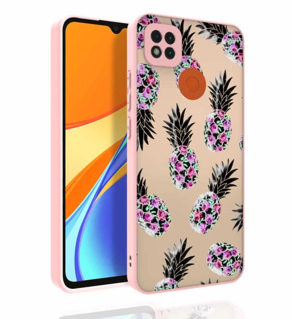 Xiaomi Redmi 9C Kılıf Desenli Kamera Korumalı Parlak  Nora Kapak - Resim 3