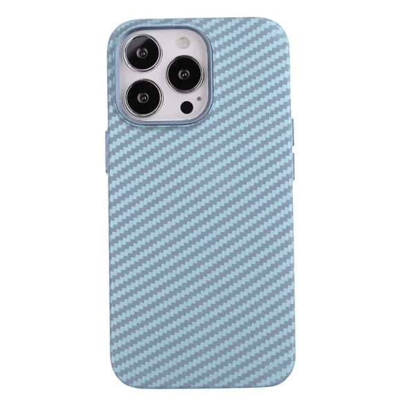 Apple iPhone 13 Pro Max Kılıf Karbon Fiber Tasarımlı  Karbono Kapak - 2