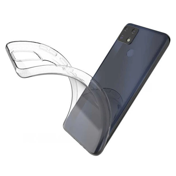 Realme C25 Kılıf  Kamera Korumalı Süper Silikon Kapak - Resim 6