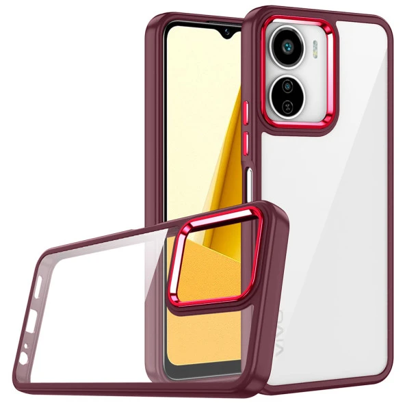 Vivo Y16 Kılıf  Flora Kapak - Resim 3