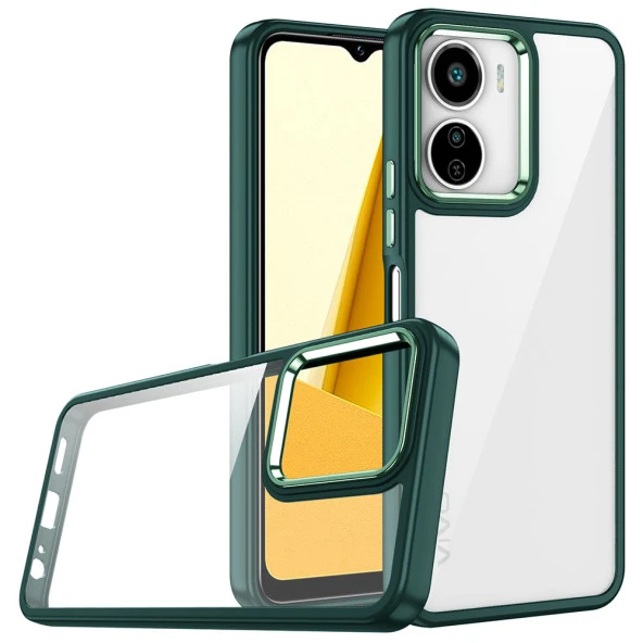 Vivo Y16 Kılıf  Flora Kapak - Resim 4