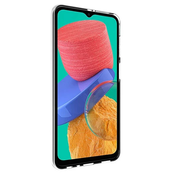 Galaxy M33 Kılıf  Süper Silikon Kapak - Resim 4