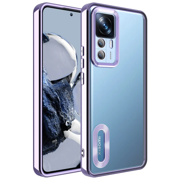 Xiaomi Mi 12T Kılıf Kamera Korumalı Logo Gösteren  Omega Kapak