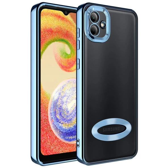 Galaxy A04 Kılıf Kamera Korumalı Logo Gösteren  Omega Kapak - Resim 2