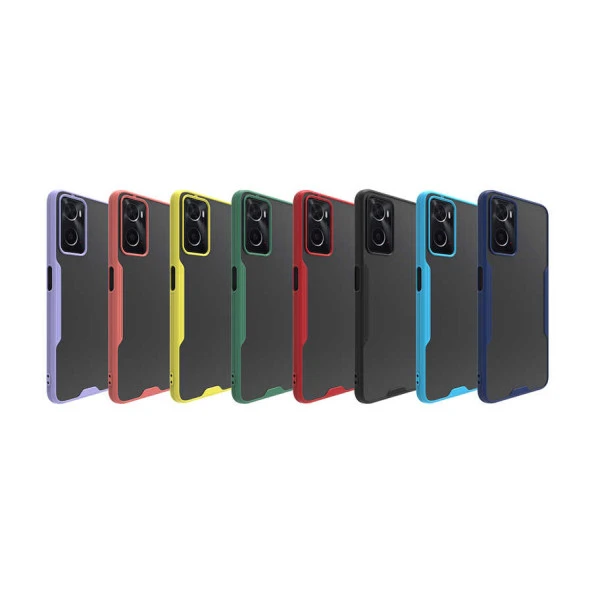 Oppo A76 Kılıf  Parfe Kapak - Resim 8