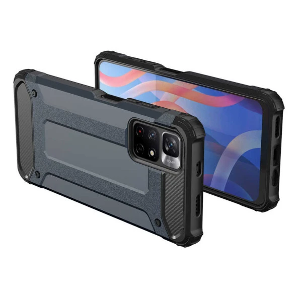 Xiaomi Redmi Note 11S Global Kılıf  Crash Silikon Kapak - Resim 8