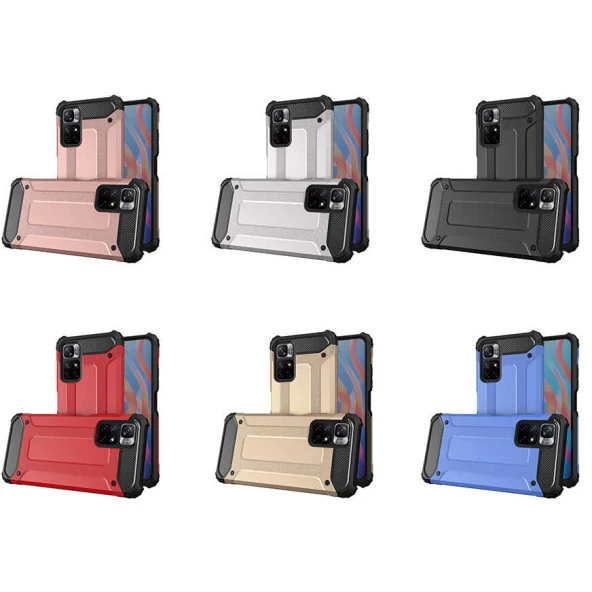 Xiaomi Redmi Note 11S Global Kılıf  Crash Silikon Kapak - Resim 9