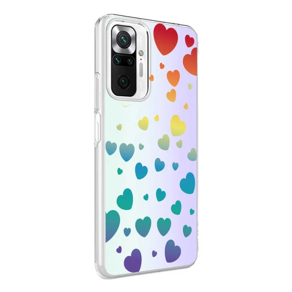 Xiaomi Redmi Note 10 Pro Kılıf  M-Blue Desenli Kapak - Resim 2