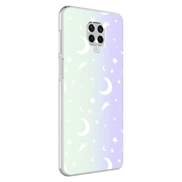 Xiaomi Redmi Note 9S Kılıf  M-Blue Desenli Kapak - Resim 4