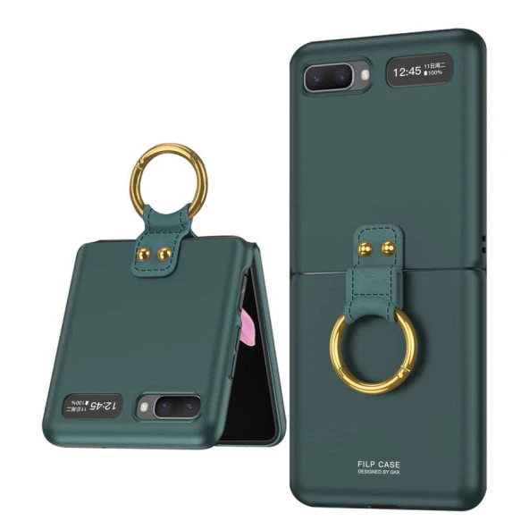 Galaxy Z Flip Kılıf  Flip Ring Kıpta Kapak