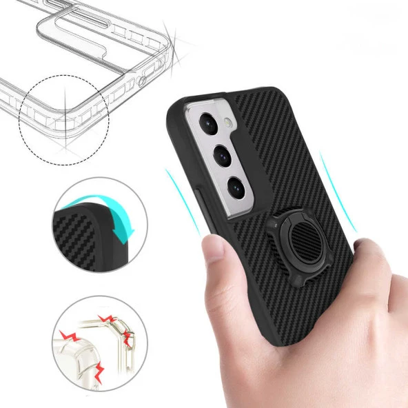 Galaxy S22 Plus Kılıf  Timo Kapak - Resim 4