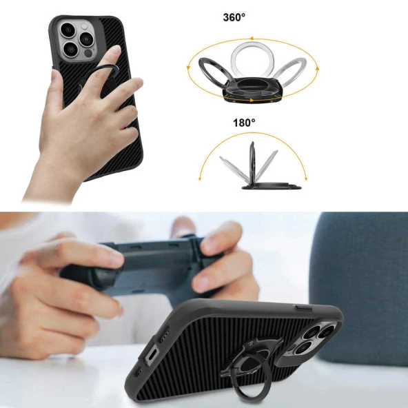 Apple iPhone 13 Pro Max Kılıf  Timo Kapak - Resim 7