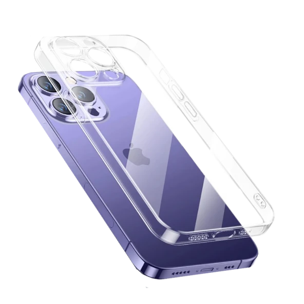 Apple iPhone 14 Pro Max Kılıf Şeffaf Sert PC  Vayt Kapak ürün görseli