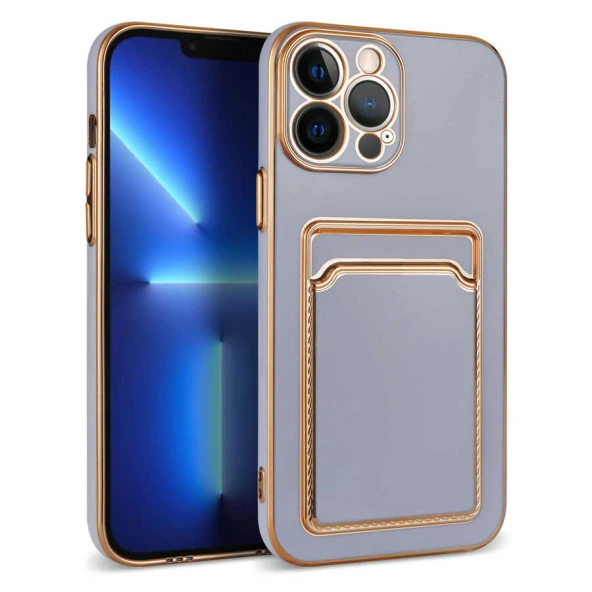 Apple iPhone 12 Pro Kılıf  Bark Kartlıklı Kapak - Resim 4