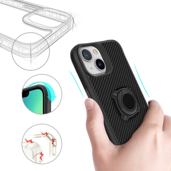 Apple iPhone 13 Kılıf  Timo Kapak - Resim 4