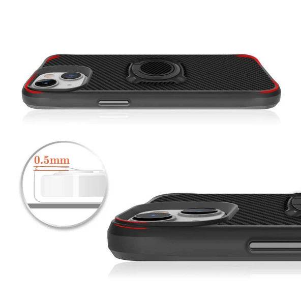 Apple iPhone 13 Kılıf  Timo Kapak - Resim 5