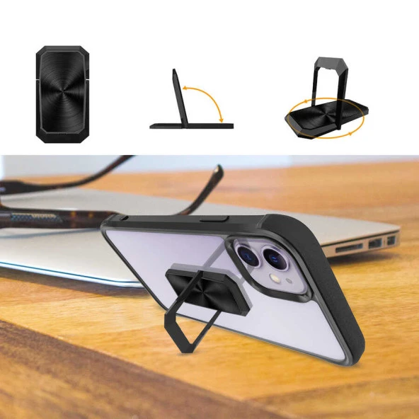 Apple iPhone 11 Kılıf  V-Bax Kapak - Resim 5