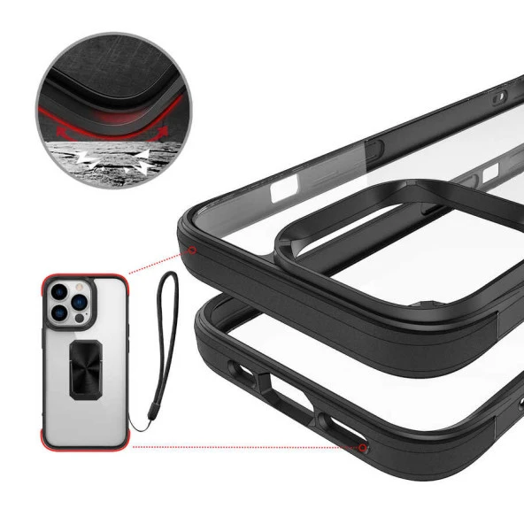 Apple iPhone 13 Pro Kılıf  V-Bax Kapak - Resim 8