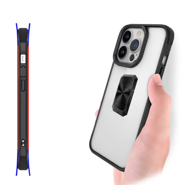 Apple iPhone 13 Pro Kılıf  V-Bax Kapak - Resim 9