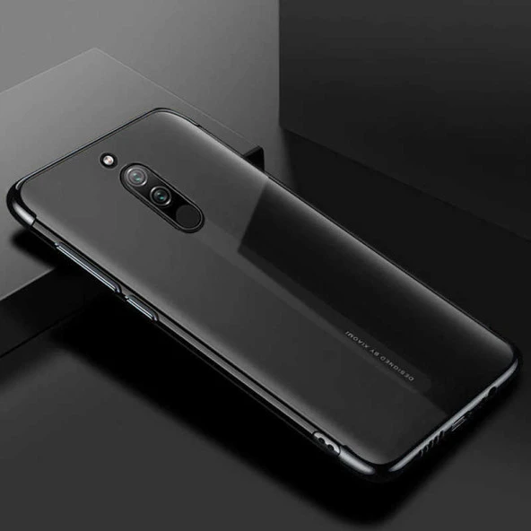 Xiaomi Redmi 8 Kılıf  Dört Köşeli Lazer Silikon Kapak