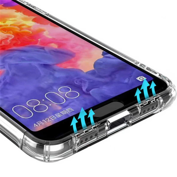 Huawei Y9 Prime 2019 Kılıf  Nitro Anti Shock Silikon - Resim 5