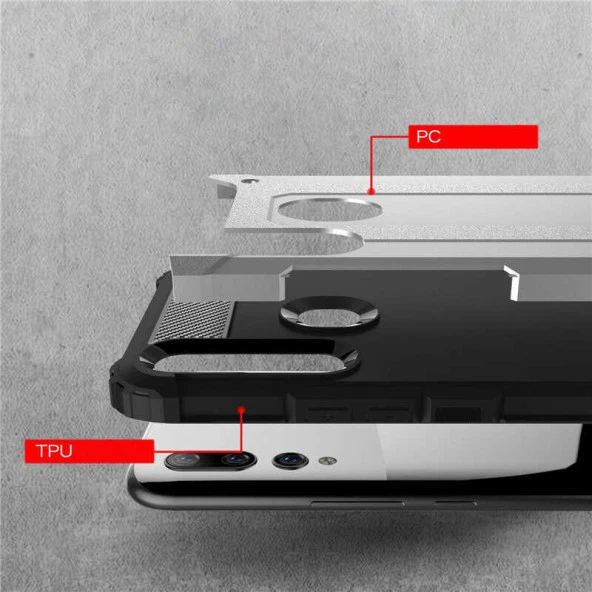 Huawei Y9 Prime 2019 Kılıf  Crash Silikon Kapak - 9