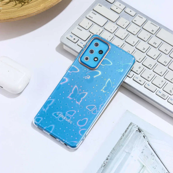 Galaxy A72 Kılıf  Sidney Desenli Sert Kapak - Resim 2