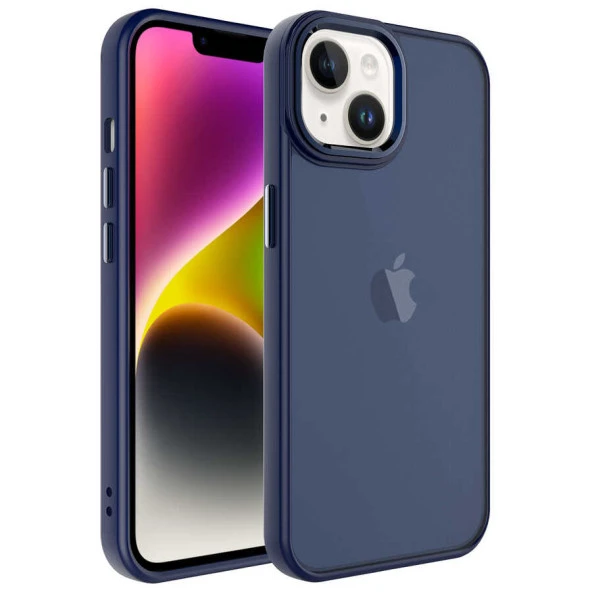 Apple iPhone 14 Plus Kılıf Buzlu Sert PC  May Kapak - Resim 2