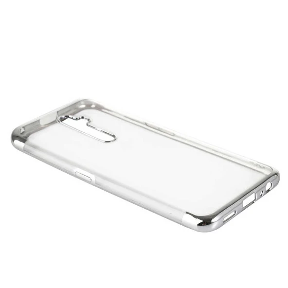 Oppo Reno 2Z Kılıf  Dört Köşeli Lazer Silikon Kapak - Resim 8