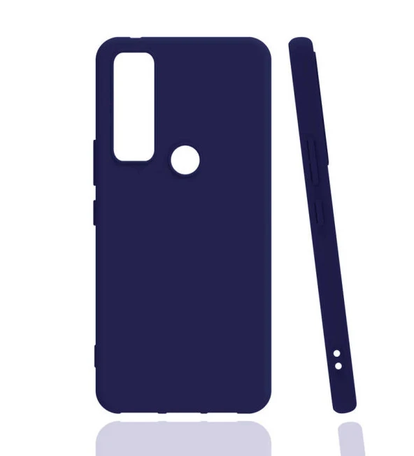 TCL 20 SE Kılıf  Biye Silikon - Resim 4