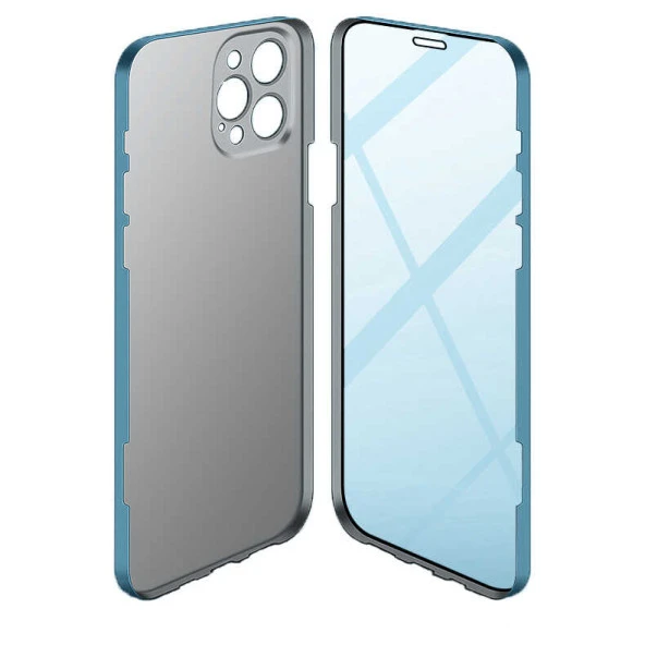 Apple iPhone 13 Pro Max Kılıf  Led Kapak - Resim 3