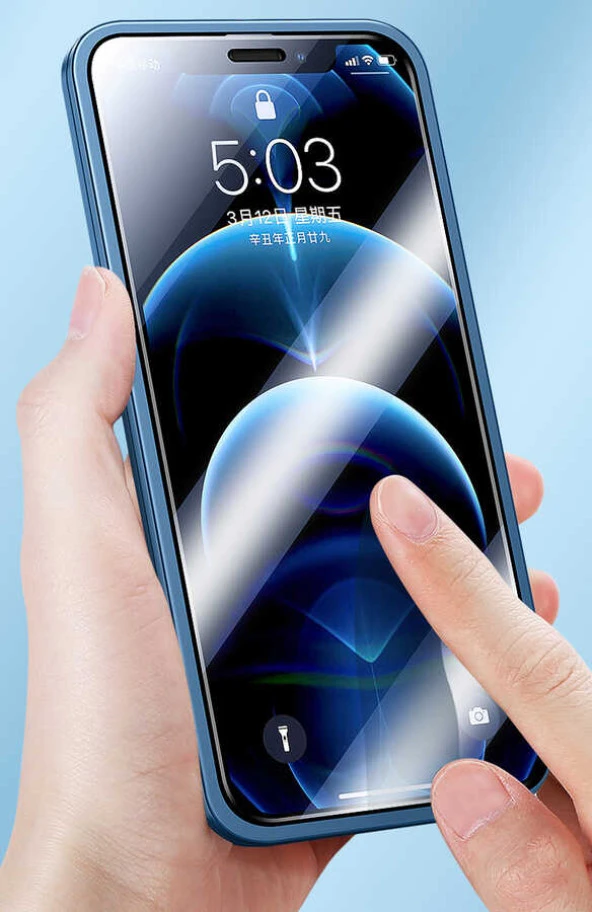 Apple iPhone 13 Pro Max Kılıf  Led Kapak - Resim 12