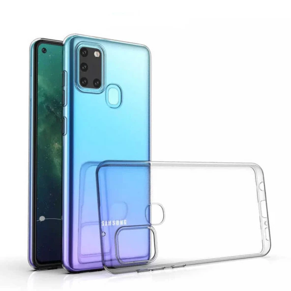 Galaxy A21S Kılıf  Süper Silikon Kapak