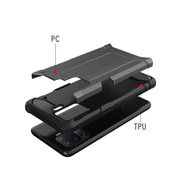 Oppo Reno 5 Lite Kılıf  Crash Silikon Kapak - 9