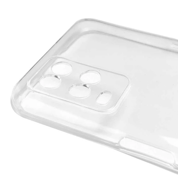 Oppo A54 4G Kılıf  Kamera Korumalı Süper Silikon Kapak - Resim 3