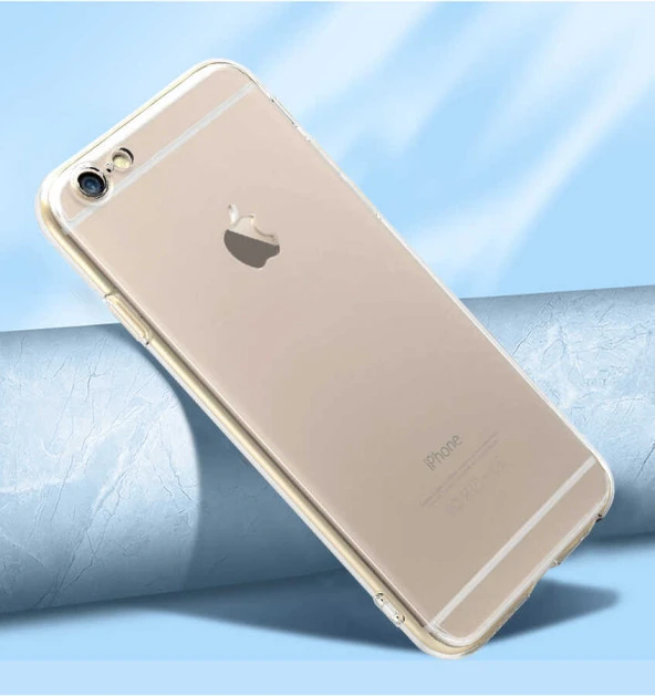 Apple iPhone 6 Kılıf  Kamera Korumalı Süper Silikon Kapak - Resim 4