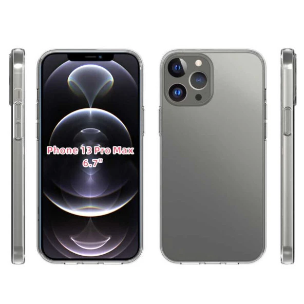 Apple iPhone 13 Pro Max Kılıf  Süper Silikon Kapak - Resim 9