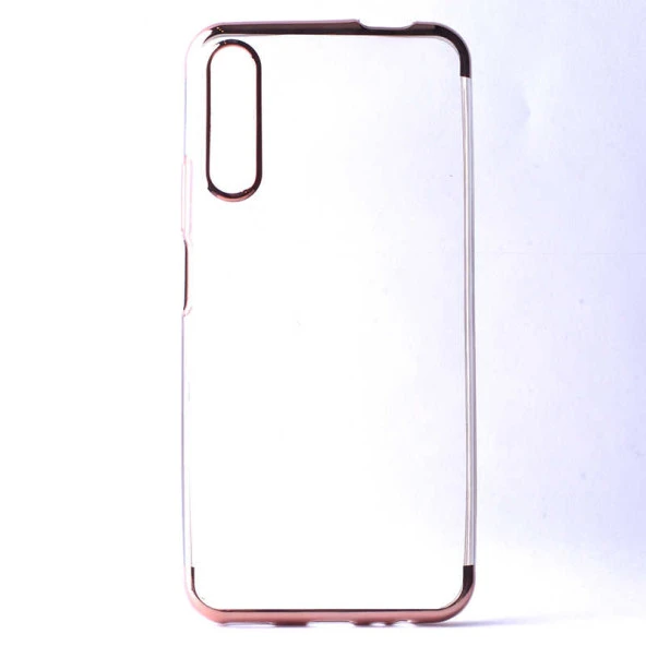 Huawei P Smart Pro 2019 Kılıf  Dört Köşeli Lazer Silikon Kapak - Resim 2