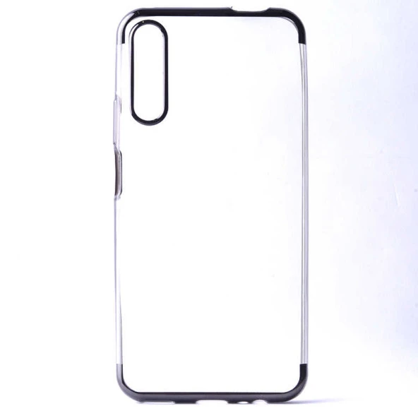 Huawei P Smart Pro 2019 Kılıf  Dört Köşeli Lazer Silikon Kapak - Resim 5